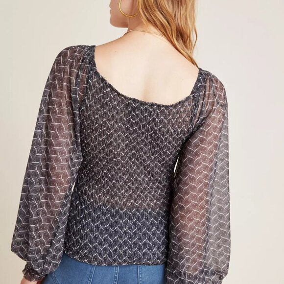Anthropologie Rouen Top, L - Picture 2 of 5